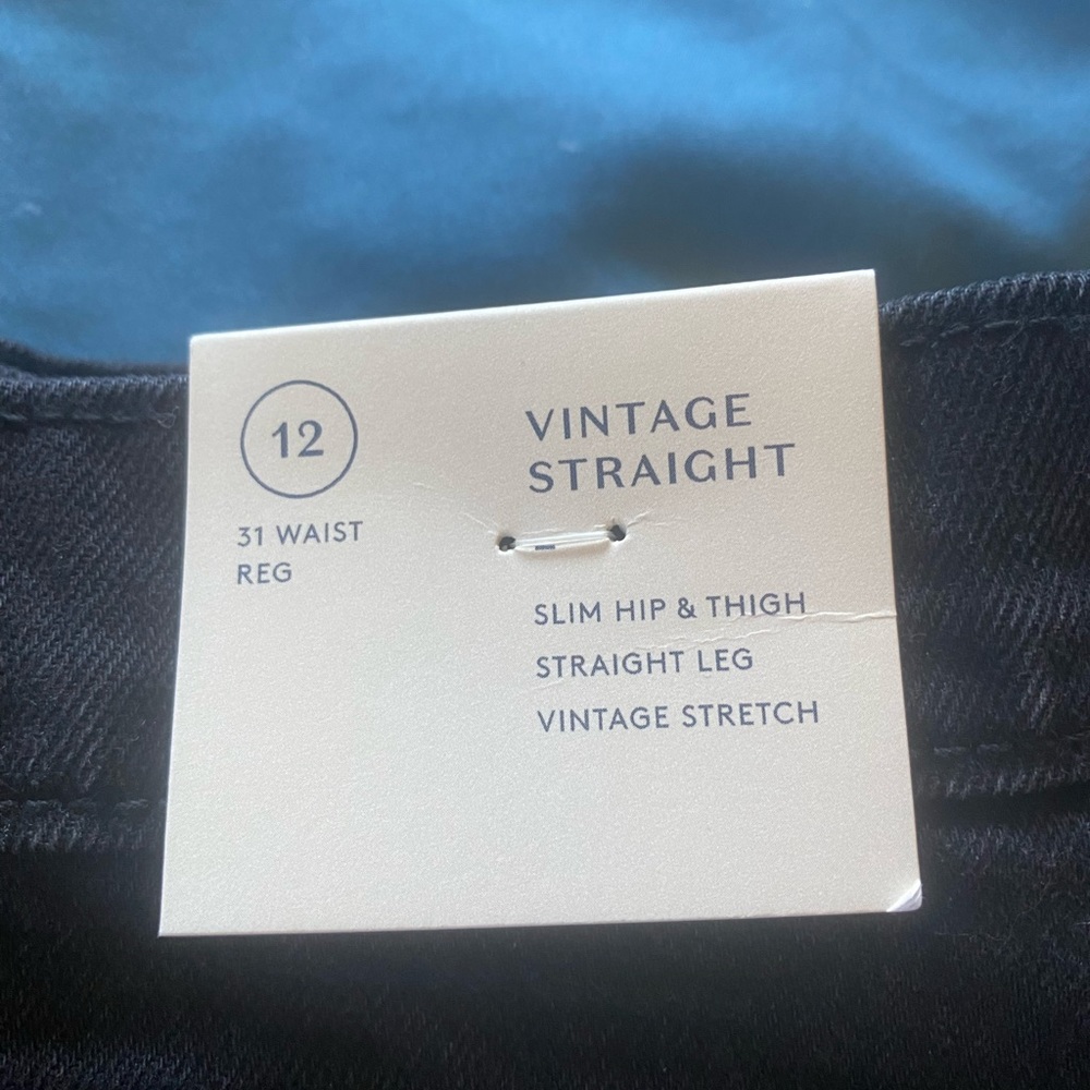 Universal Thread - Vintage Straight Black Denim